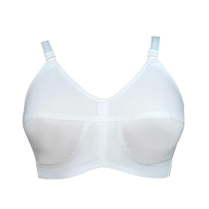 Teenager Bra Women's Cotton Non Padded Wired Regular, Full-Coverage Bra (Teenager 32cm White, Black, Skin)