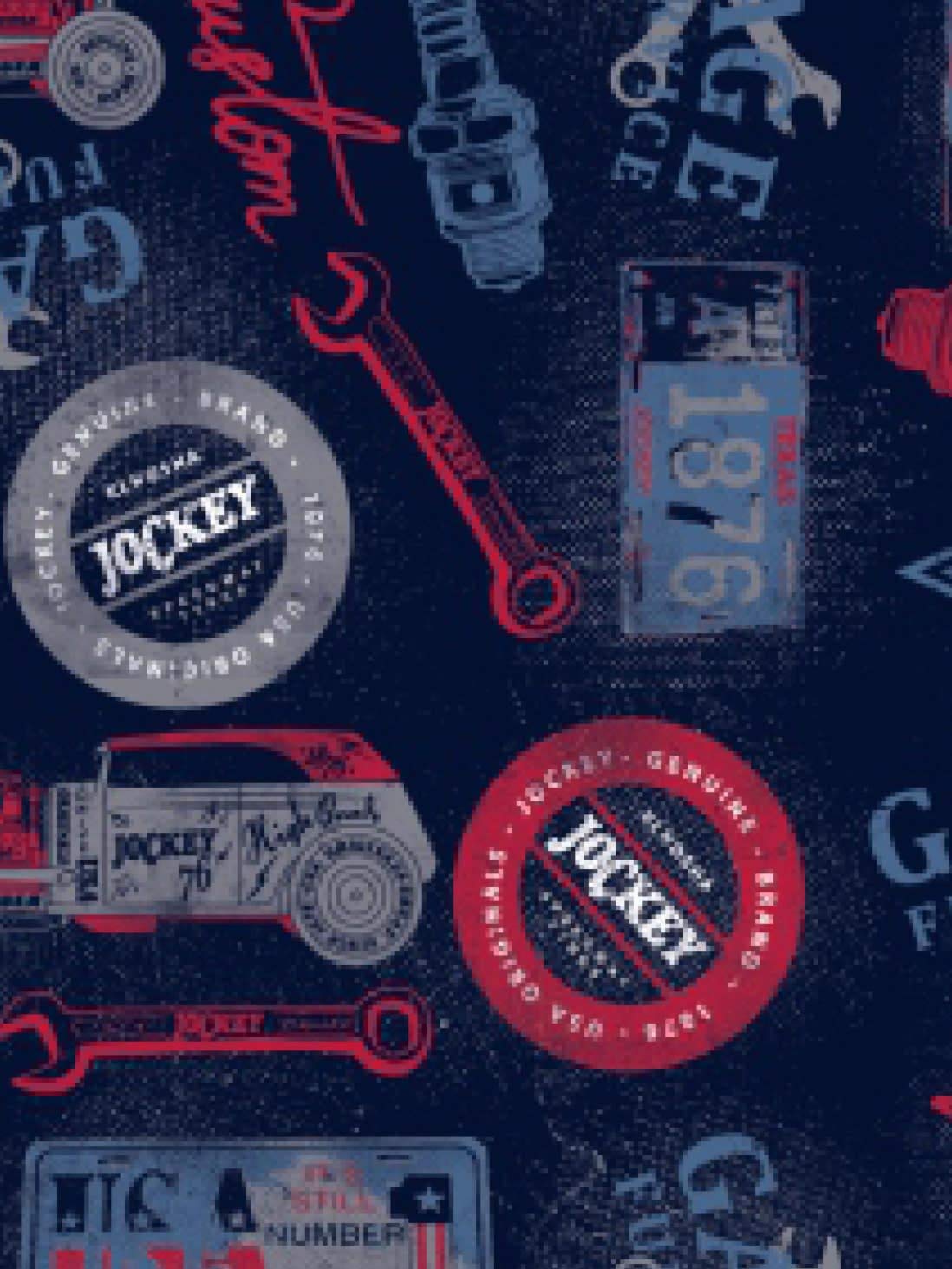 Jockey US63 Men's Super Combed Cotton Elastane Stretch Printed Trunk with Ultrasoft Waistband - XL size 100-105cm (Pack of 1 Prints May Vary)