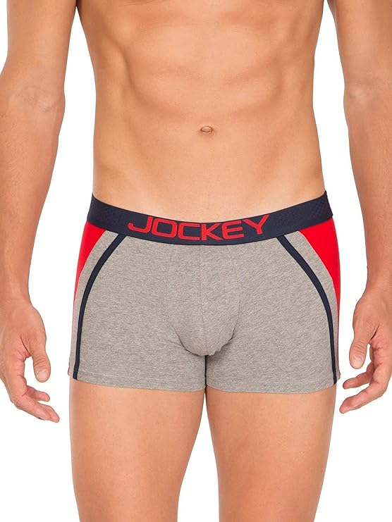 Jockey US21 Men's Super Combed Cotton Elastane Stretch Solid Trunk with Ultrasoft Waistband size M 80-85 cm (color may vary)
