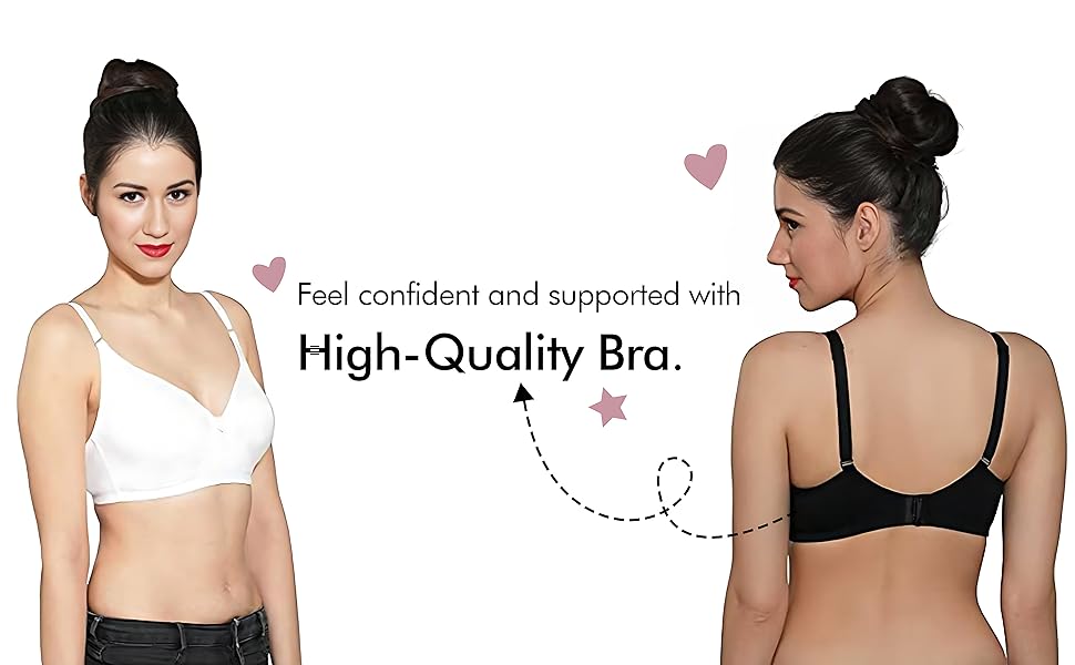 Ingrid  Women Cotton Non-Padded Non-Wired T-shirt Bra  Size 95cm