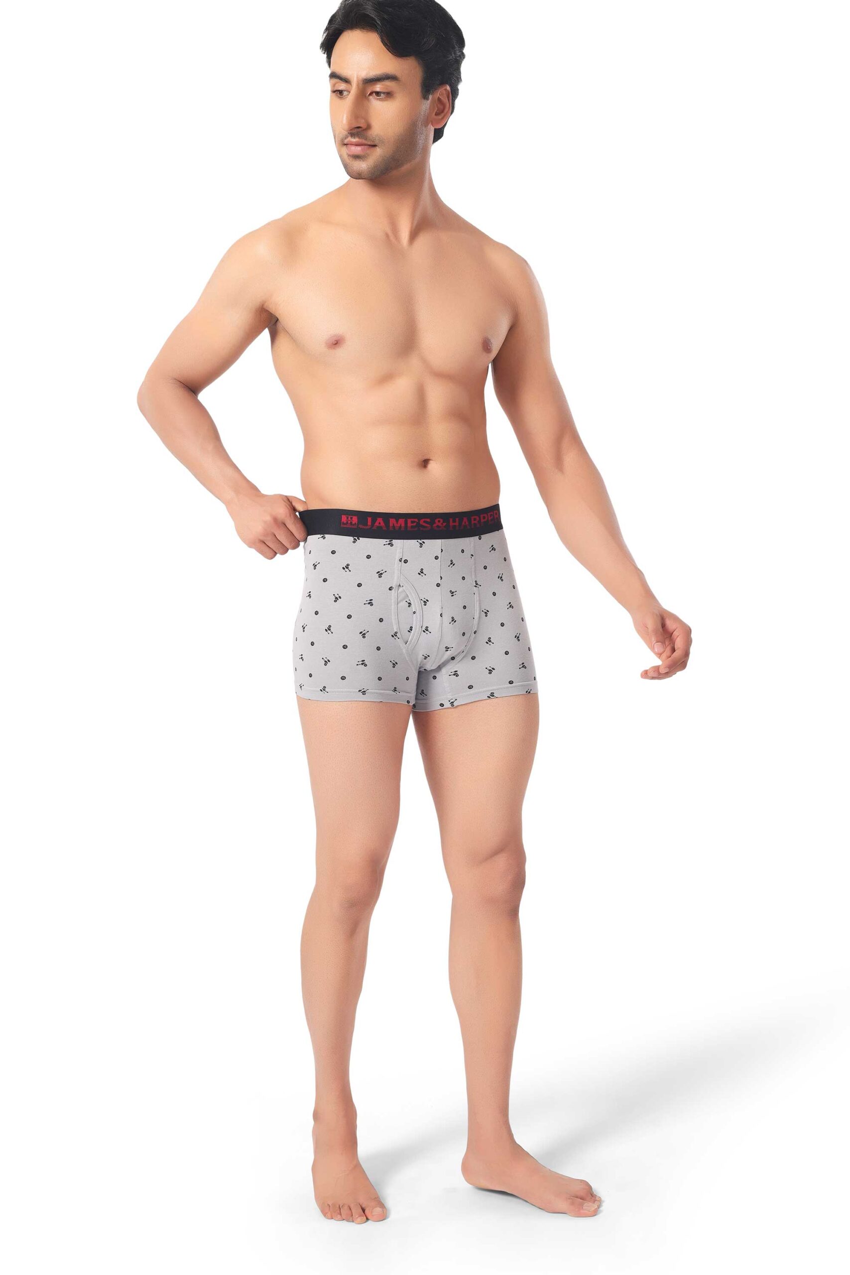 James & Harper Men's Printed Samrat Trunk Size 80 cm to 100 cm
