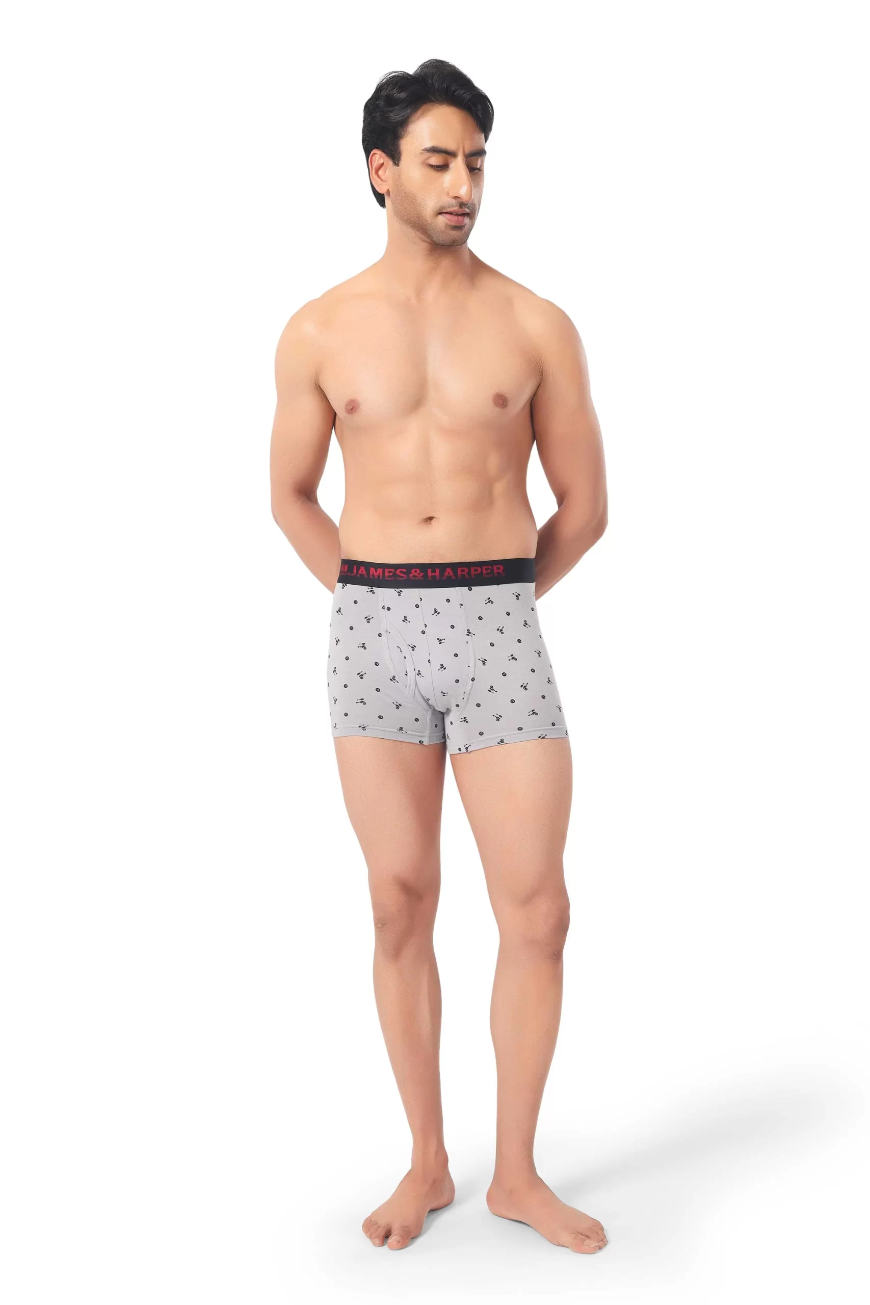 James & Harper Men's Printed Samrat Trunk Size 80 cm to 100 cm