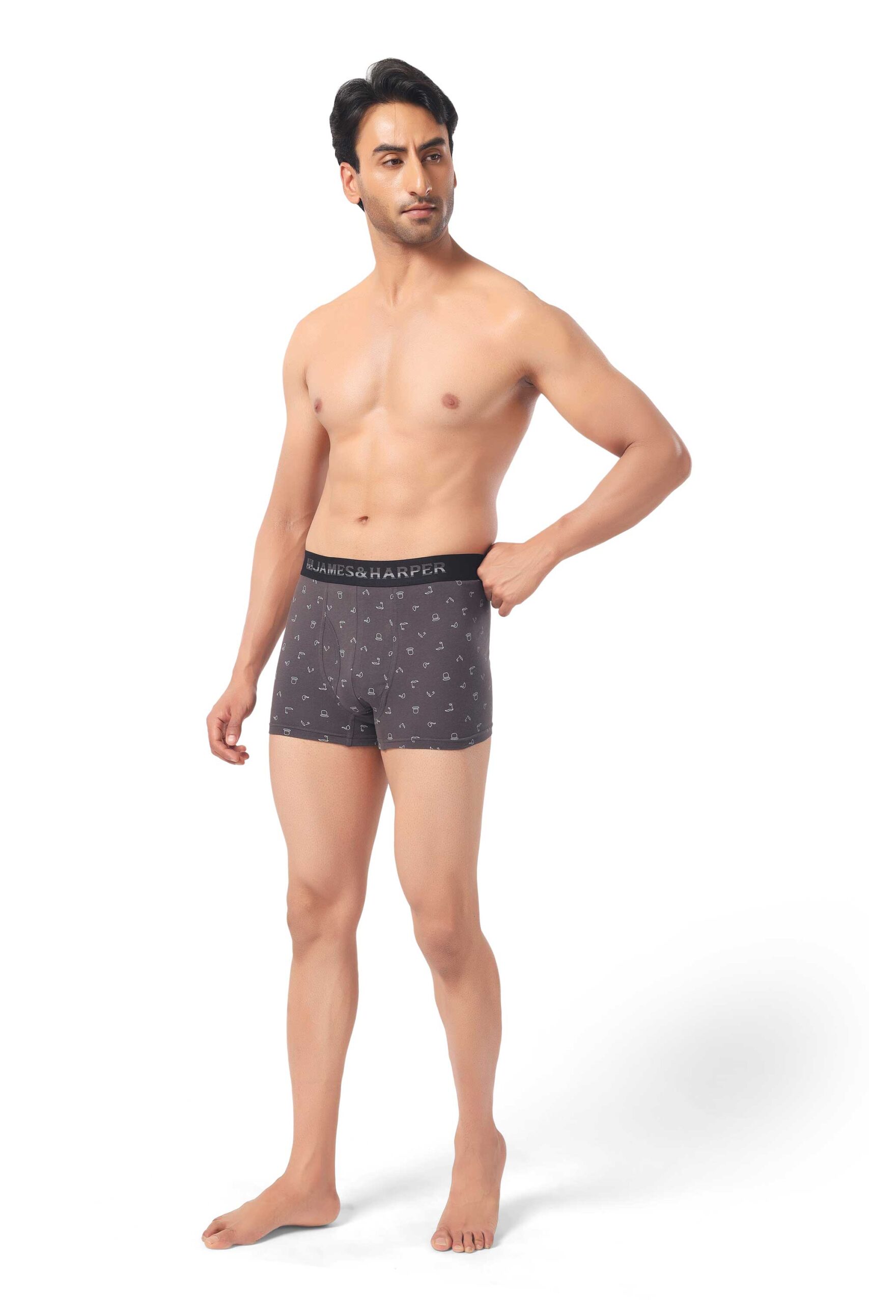 James & Harper Men's Printed Samrat Trunk Size 80 cm to 100 cm