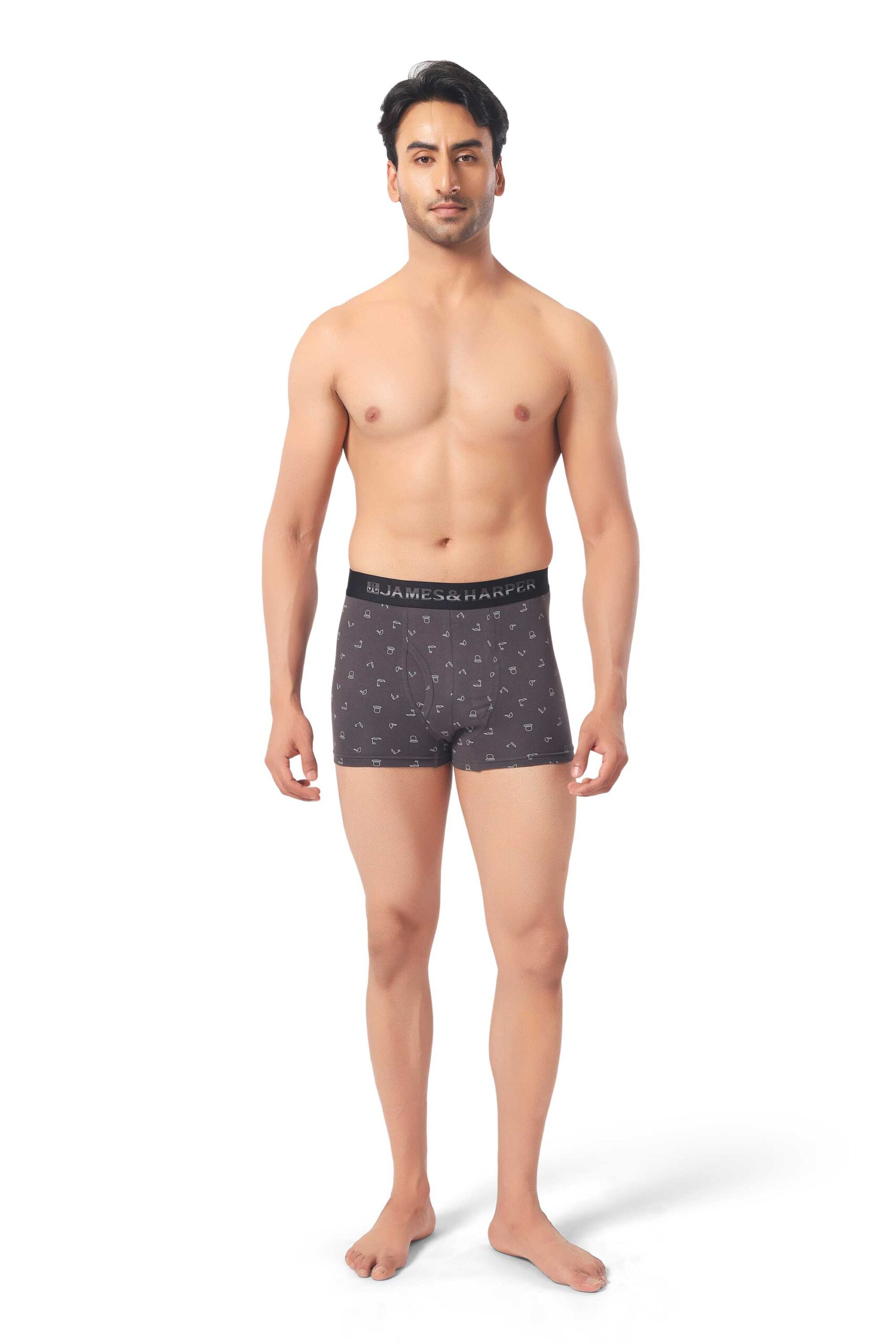 James & Harper Men's Printed Samrat Trunk Size 80 cm to 100 cm