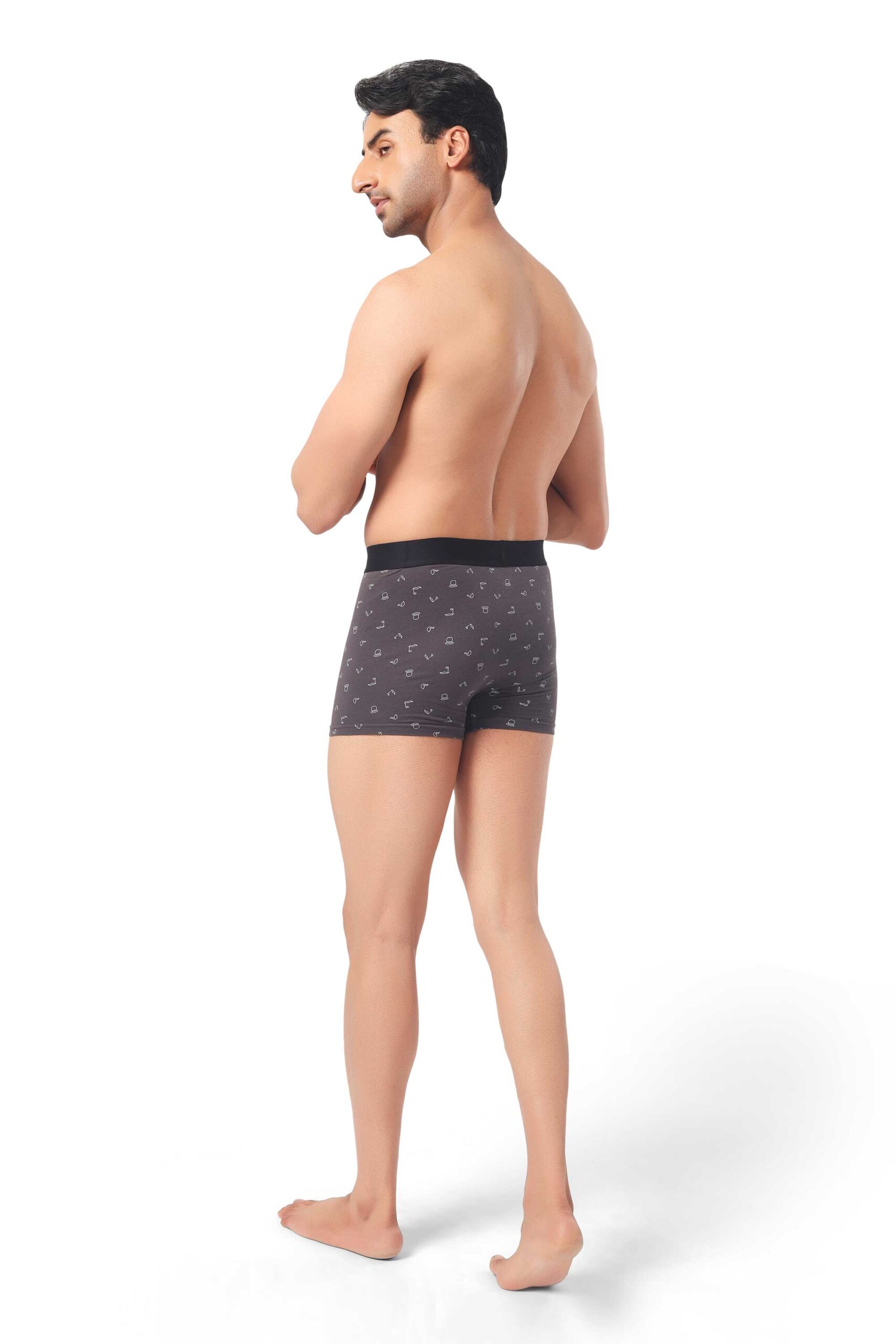 James & Harper Men's Printed Samrat Trunk Size 80 cm to 100 cm