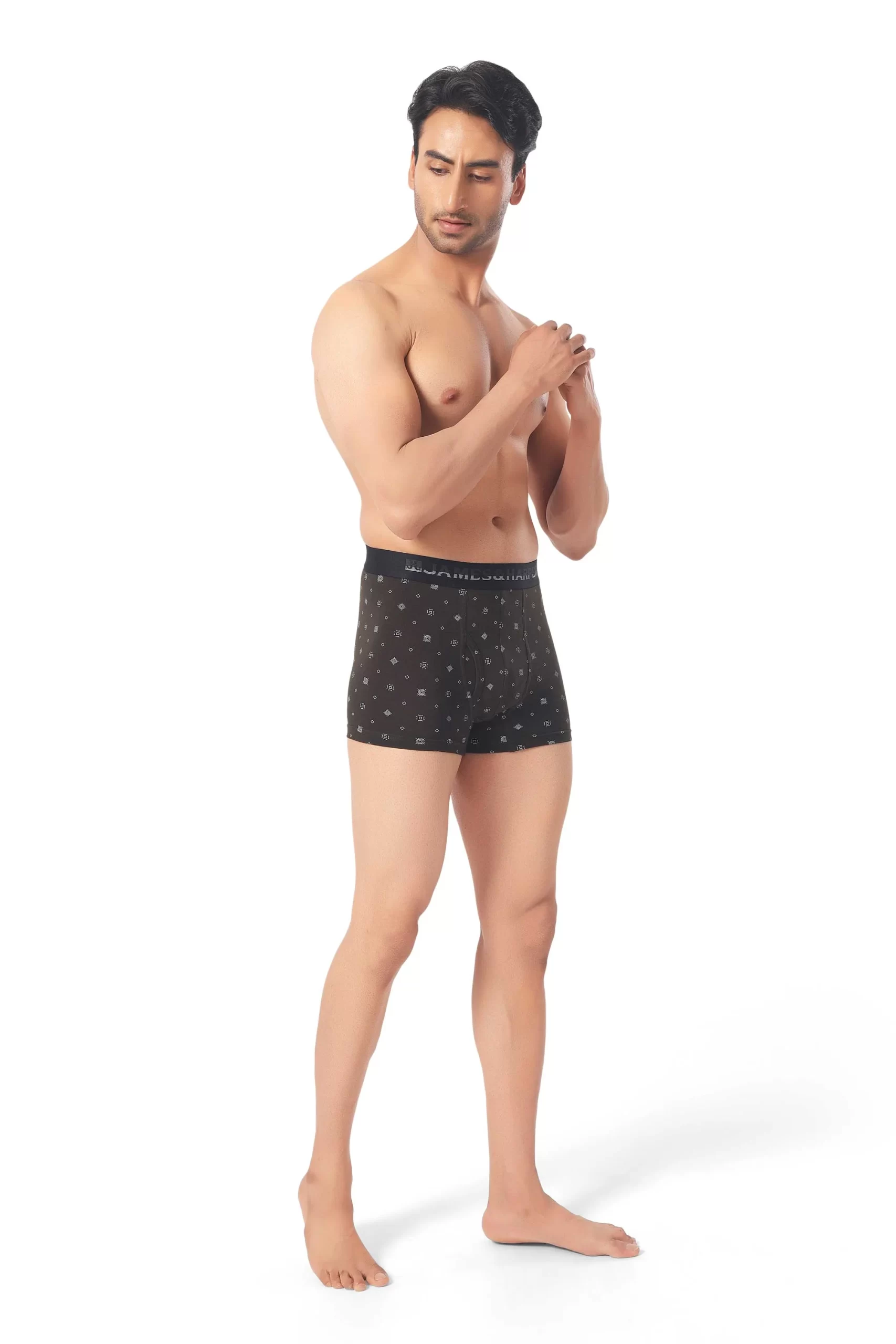 James & Harper Men's Printed Samrat Trunk Size 80 cm to 100 cm