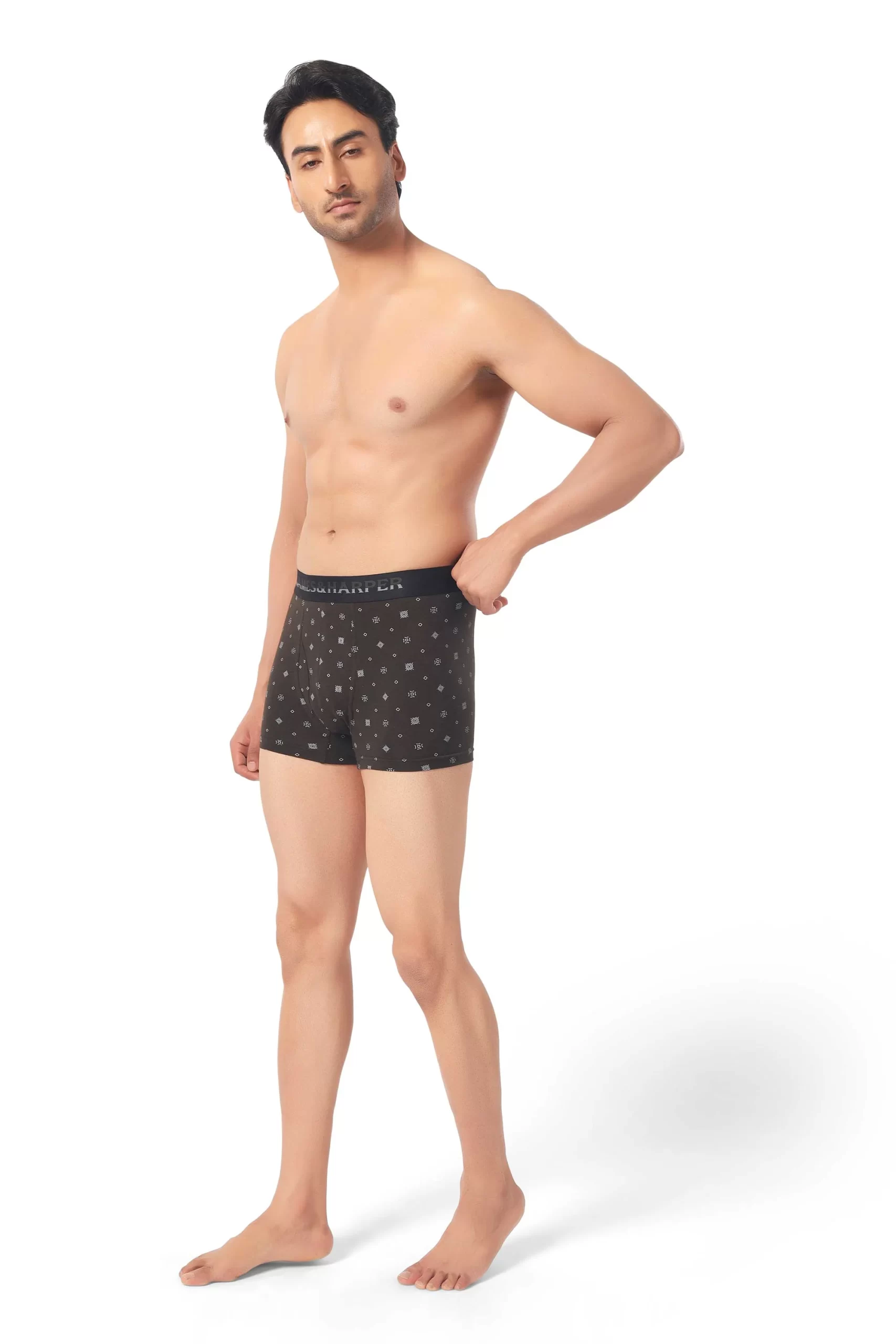 James & Harper Men's Printed Samrat Trunk Size 80 cm to 100 cm