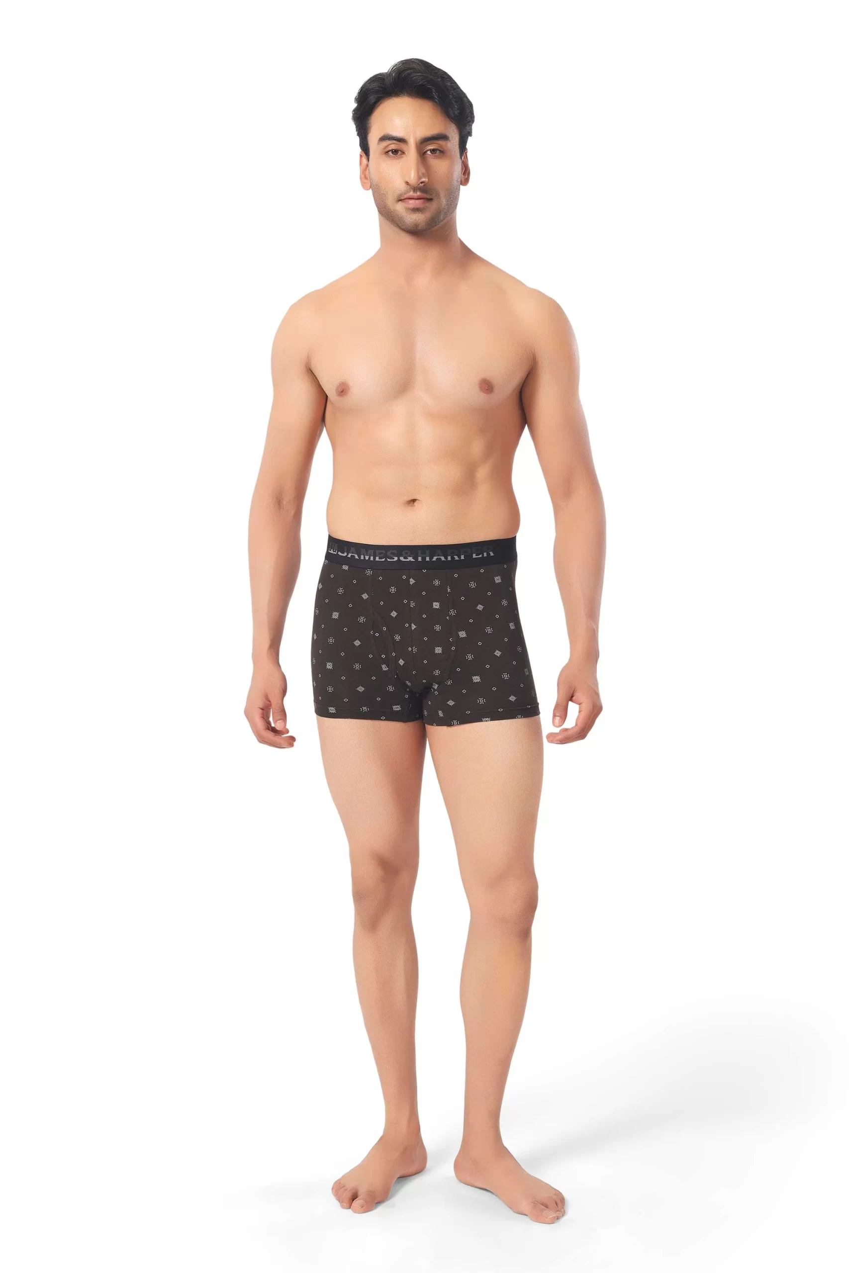 James & Harper Men's Printed Samrat Trunk Size 80 cm to 100 cm