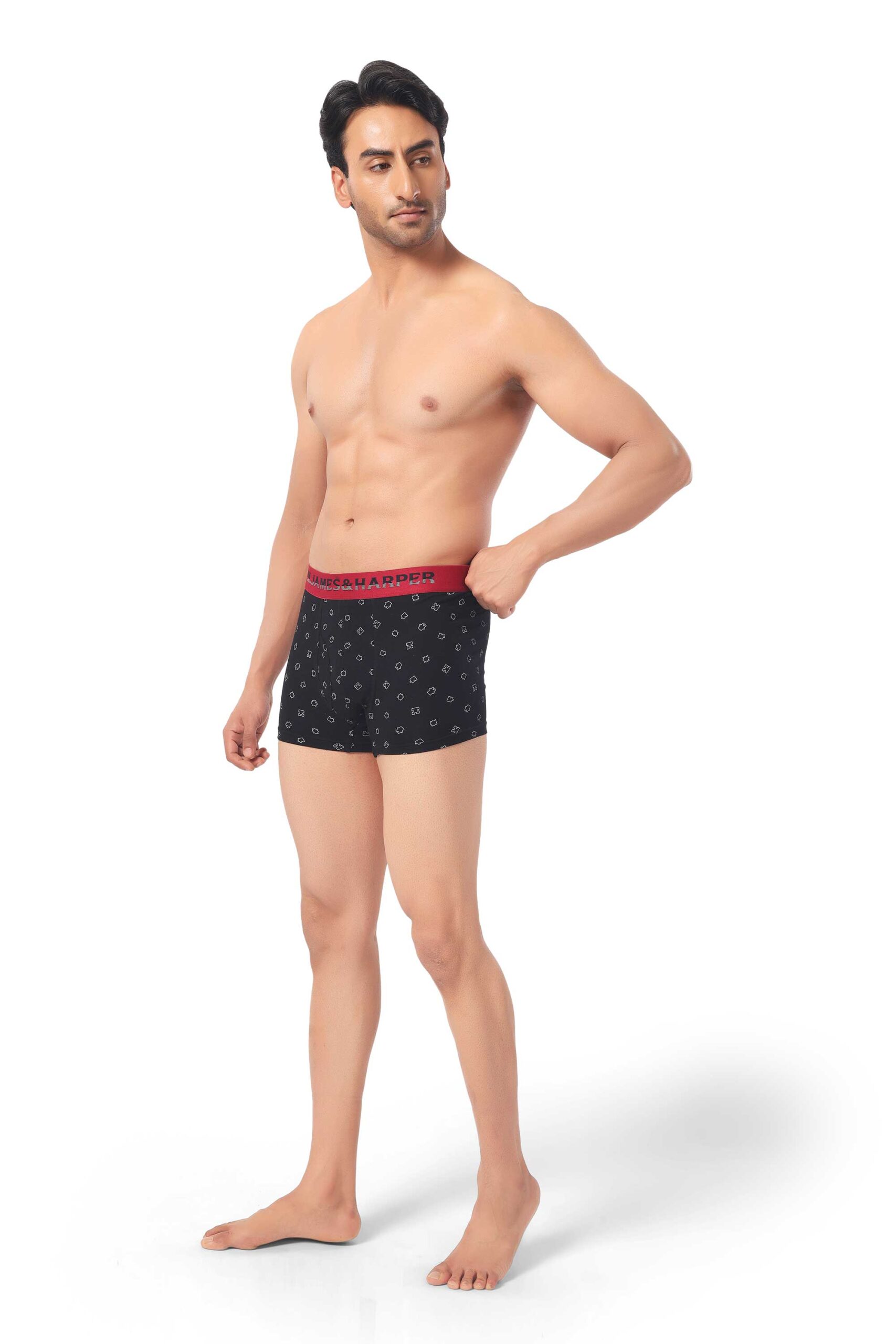 James & Harper Men's Printed Samrat Trunk Size 80 cm to 100 cm