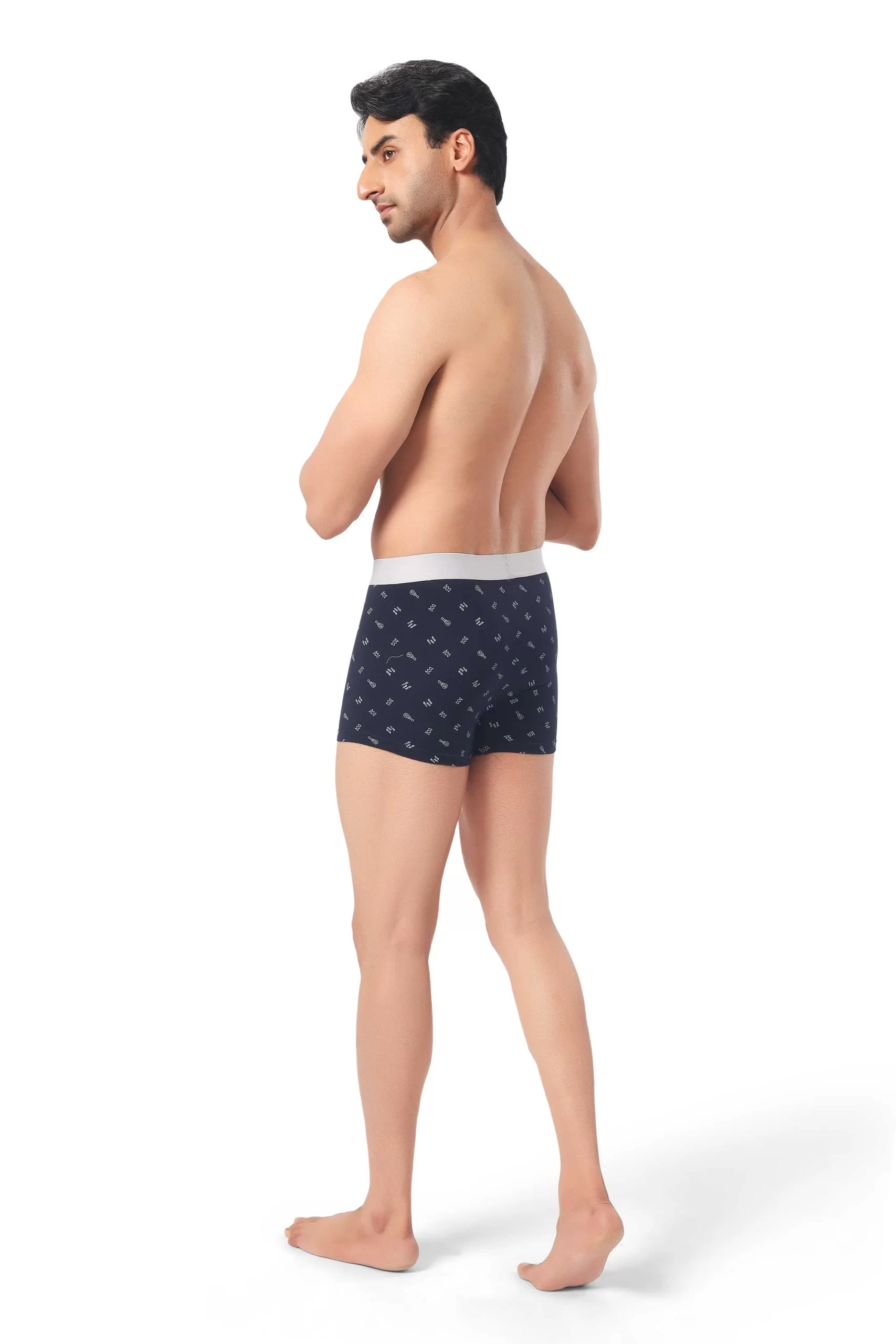 James & Harper Men's Printed Samrat Trunk Size 80 cm to 100 cm