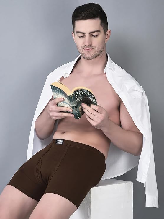 Dollar Bigboss Men's Cotton Modern Regular Solid Trunk Commando Size M to XXL