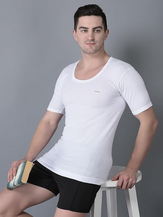 Dollar Bigboss Men's Solid Vest (All Sizes from 80 cm to 100 cm)