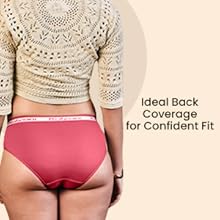 Kalyani Jazzie Ladies  Girls Mid Waist Hipster Underwear  L (90cm) (Colour may Vary)