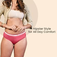 Kalyani Jazzie Ladies  Girls Mid Waist Hipster Underwear  L (90cm) (Colour may Vary)