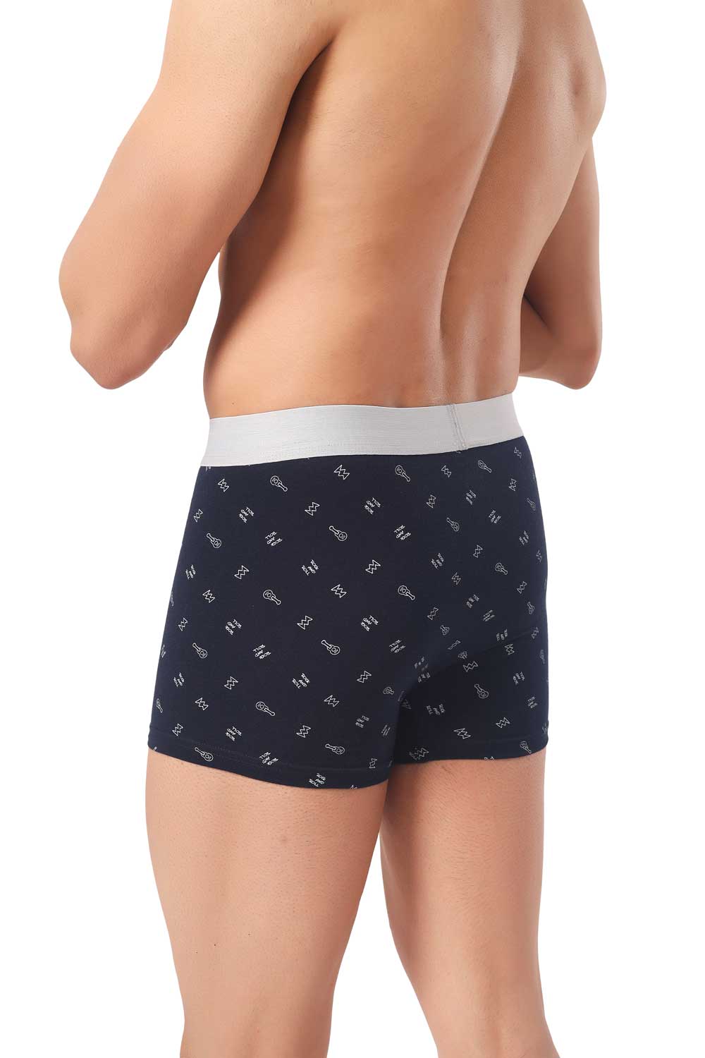 James & Harper Men's Printed Samrat Trunk Size 85 cm Pack of 3